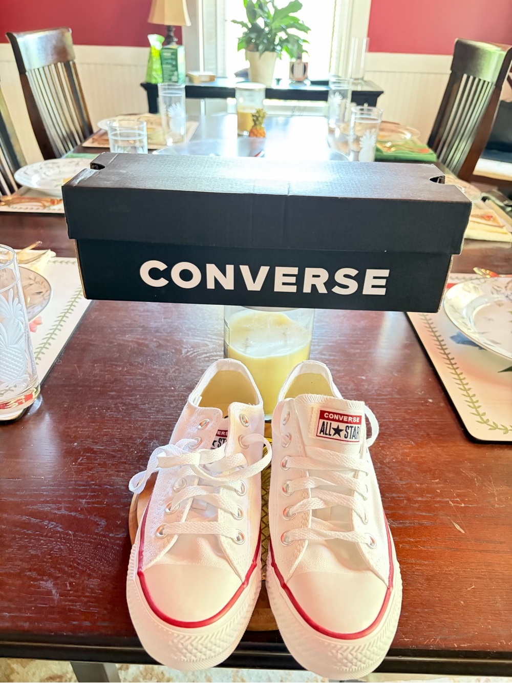 NWT Converse Chuck Taylor All Star White Canvas Sneakers Classic Low Top